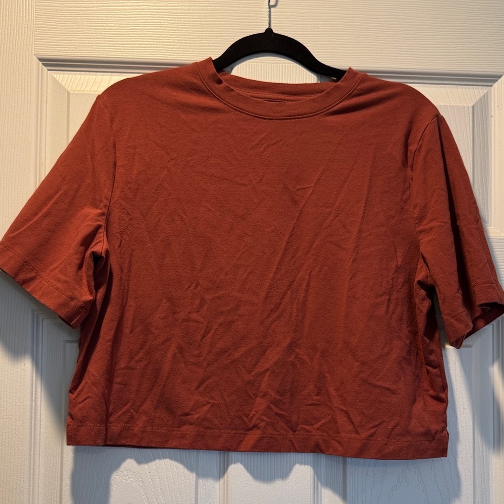 a new day Terracotta Crop Top